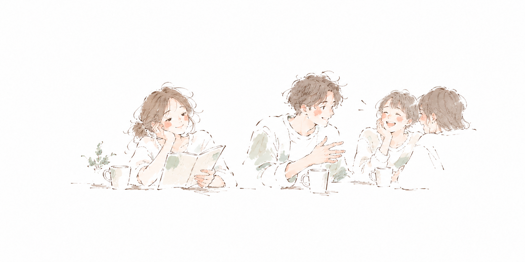 Conversation and quiet time